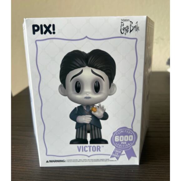 LIMITED EDITION Emily & Victor Corpse Bride Thrilljoy Pix Vinyl Figures Movies - Picture 4 of 5